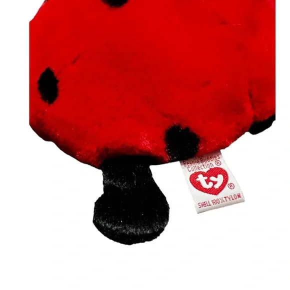 LUCKY The LADYBUG Plush ty Beanie Baby 1999  hang tag  and tush tag. - Picture 3 of 3